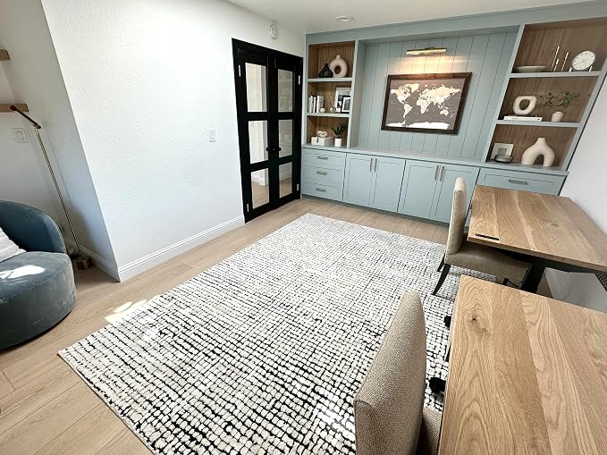 Hauteloom Keita Contemporary Mosaic Runner Rug - Image 7