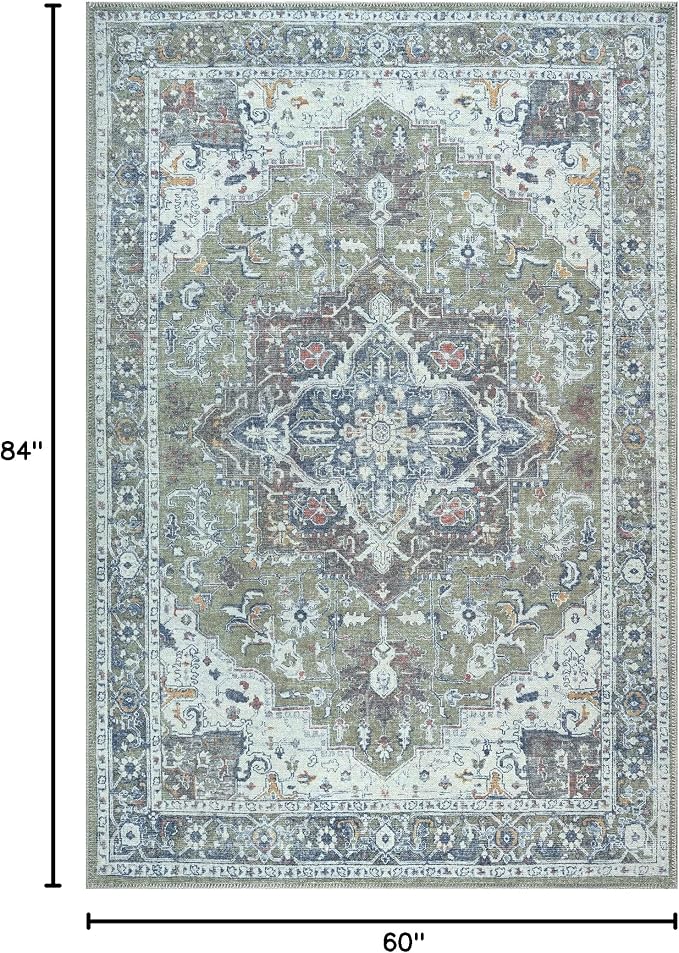 Bloom Rugs Washable Non-Slip 5' x 7' Rug - Image 2