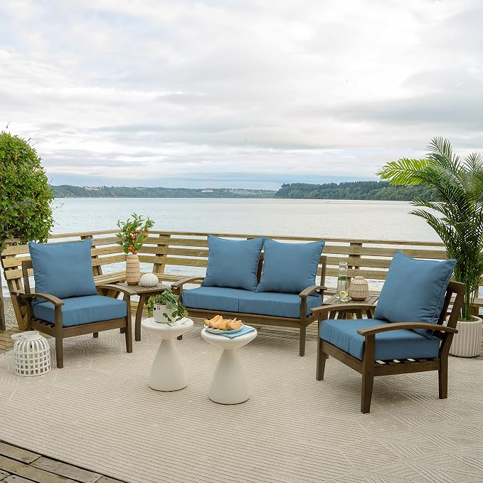 Arden Outdoor Deep Seat Cushion Set, 24 in x 24 in, Weather-Proof, Rain-Proof - Image 6