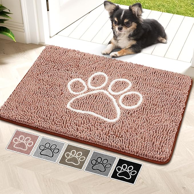 Bcoimo Super Absorbent Dog Door Mat, Pet Rugs by Bcoimo