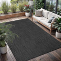 Washable Indoor Outdoor Rug 8x10 Weather Resistant Area Rugs Modern Solid by LenaRug