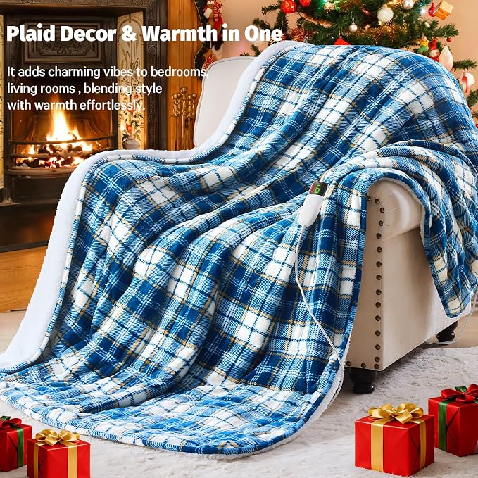 Heated Weighted Blanket for Adults 20Lbs Queen Size - Image 6