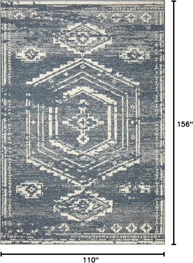 Loloi Magnolia Home by Joanna Gaines Gigi Collection GIG-03 Denim/Ivory 9'-2" x - Image 2