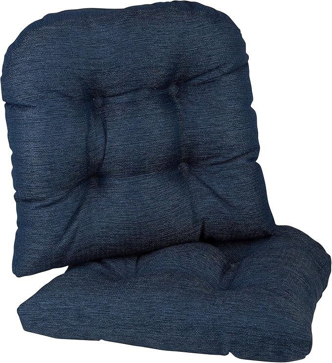Klear Vu Gripper Overstuffed Universal Non-Slip Dining Chair Cushions by KlearVUHomeTextiles