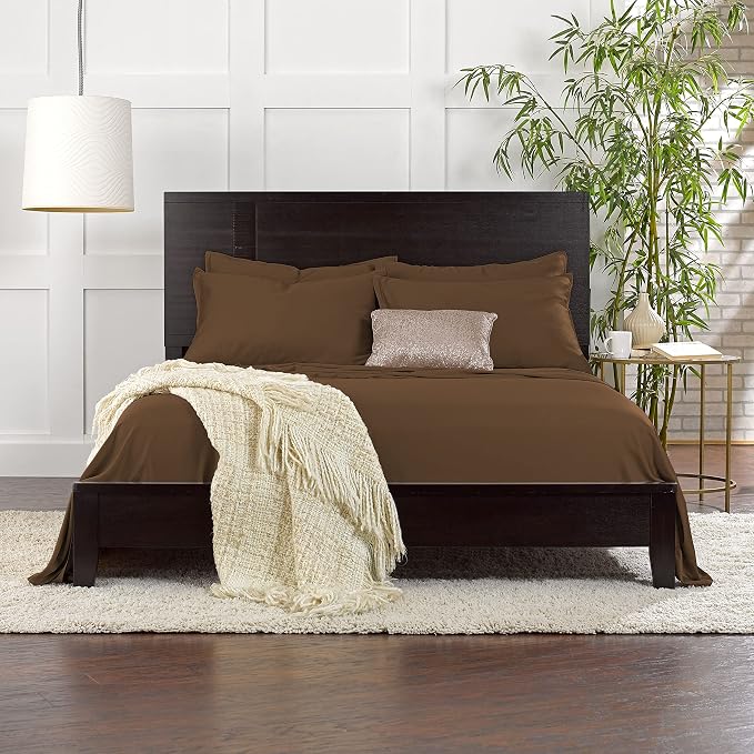 Pure Bamboo Twin Sheets, Genuine 100% Organic Viscose Derived from Bamboo Bed - Image 7