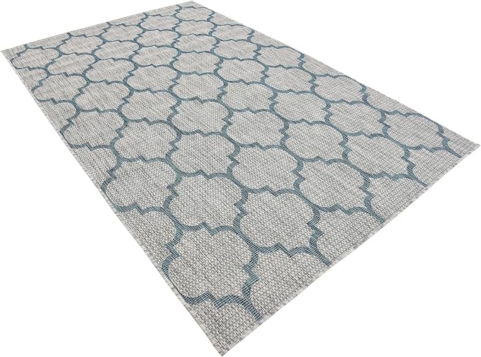 Unique Loom Outdoor Trellis Collection Area Rug - Image 4