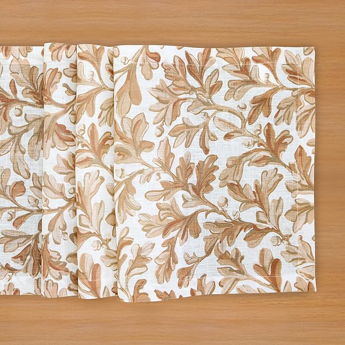 Solino Home 100% Pure Linen Fall Table Runner 120 Inches Long - Image 8