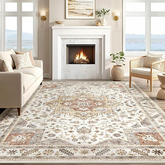 Vintage Living Room Area Rug 12x15 - Image 5