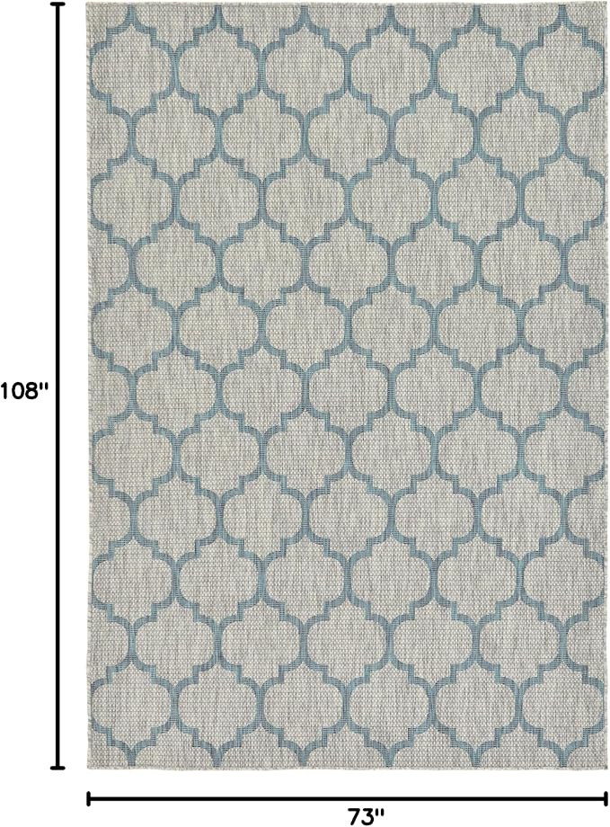 Unique Loom Outdoor Trellis Collection Area Rug - Image 2
