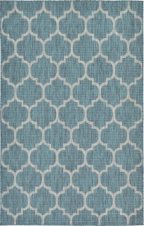 Unique Loom Outdoor Trellis Collection Area Rug - Image 3