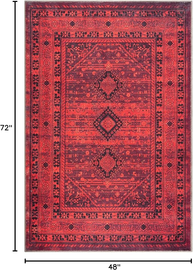 Bloom Rugs Washable Non-Slip 4' x 6' Rug - Image 2