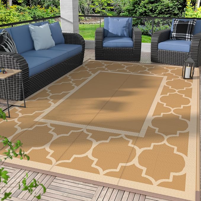 GENIMO 5' x 8' Outdoor Rug Waterproof by GENIMO