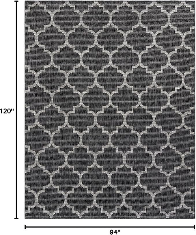 Unique Loom Outdoor Trellis Collection Area Rug - Image 2