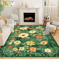 DUKINO 5x7 Area Rug, Floral Rugs by DUKINO