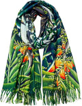 VENVSBEE Reversible Scarf Soft Large Shawl Wrap Blanket Double Sided Art Print by VENVSBEE