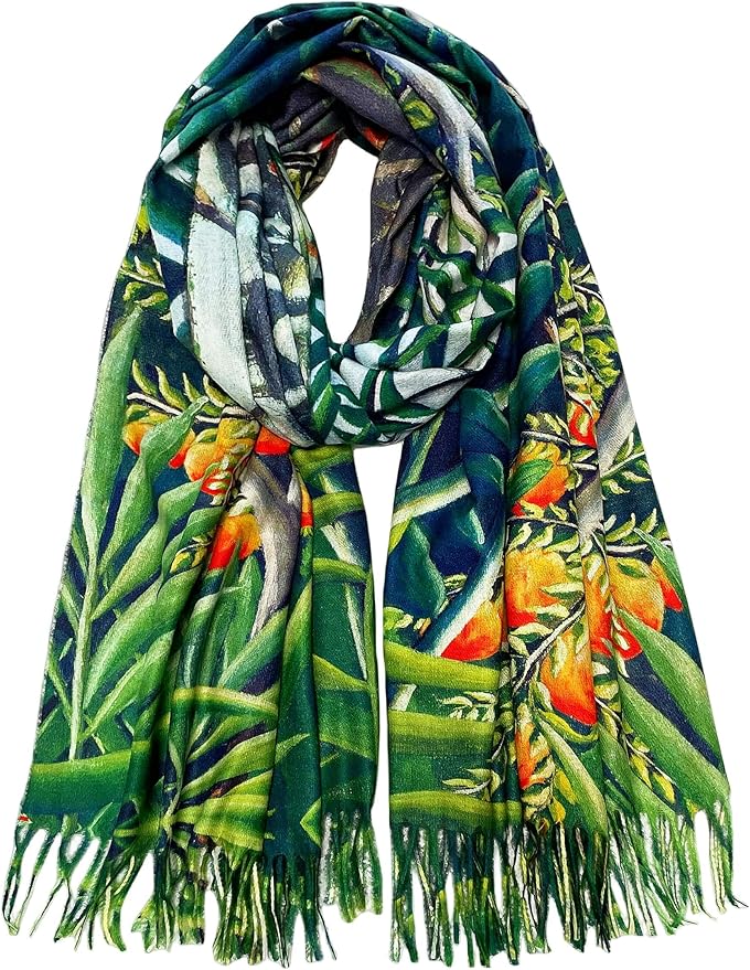 VENVSBEE Reversible Scarf Soft Large Shawl Wrap Blanket Double Sided Art Print by VENVSBEE