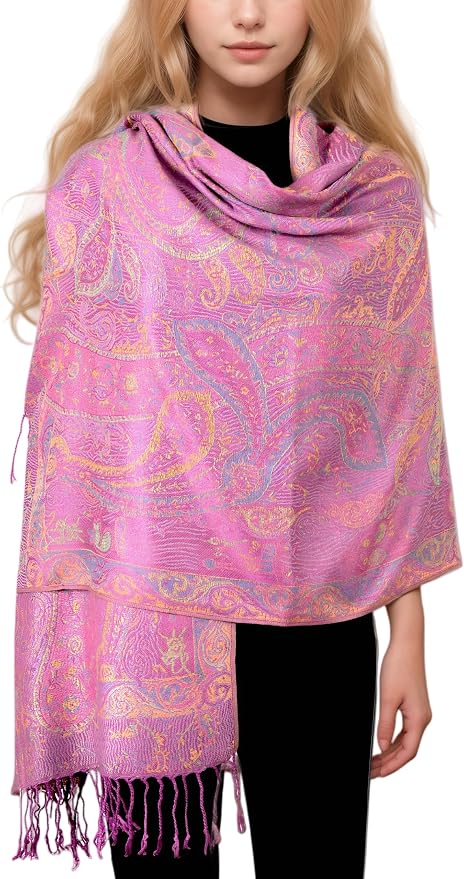 Achillea Big Paisley Pashmina Shawl Wrap by Achillea