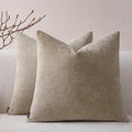 a moment Pack of 2 Decorative Chenille Throw Pillow Covers by amoment