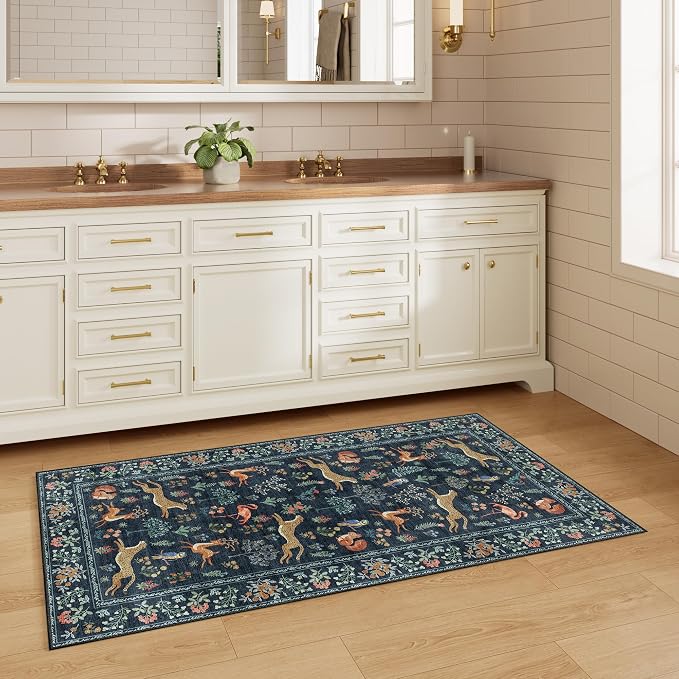 DUKINO 2x4 Rug for Hallway, Washable Kitchen Runner Rug - Image 4