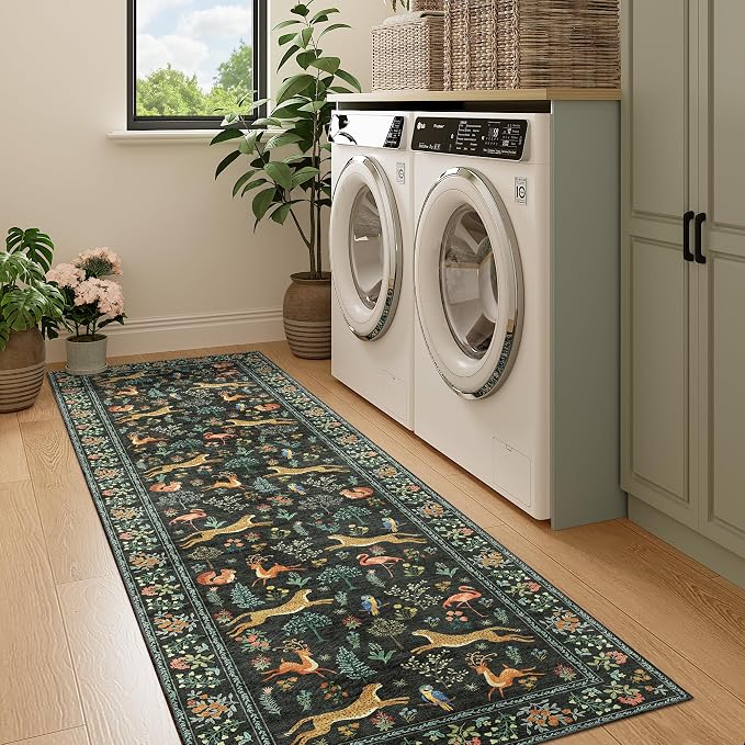 DUKINO Runner Rug, 2x7 Washable Kitchen Rugs - Image 5