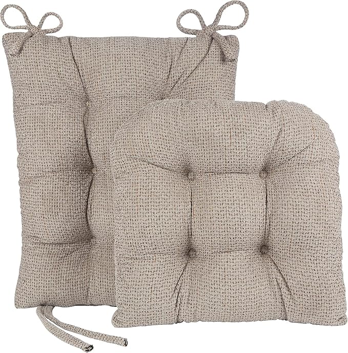 Klear Vu Omega Non-Slip Rocking Chair Cushion, Assembled in USA, Thick Tufted - Image 2