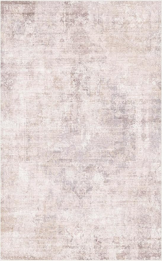 Modern Washable Bedroom Area Rug 5x8, Abstract Rugs - Image 2