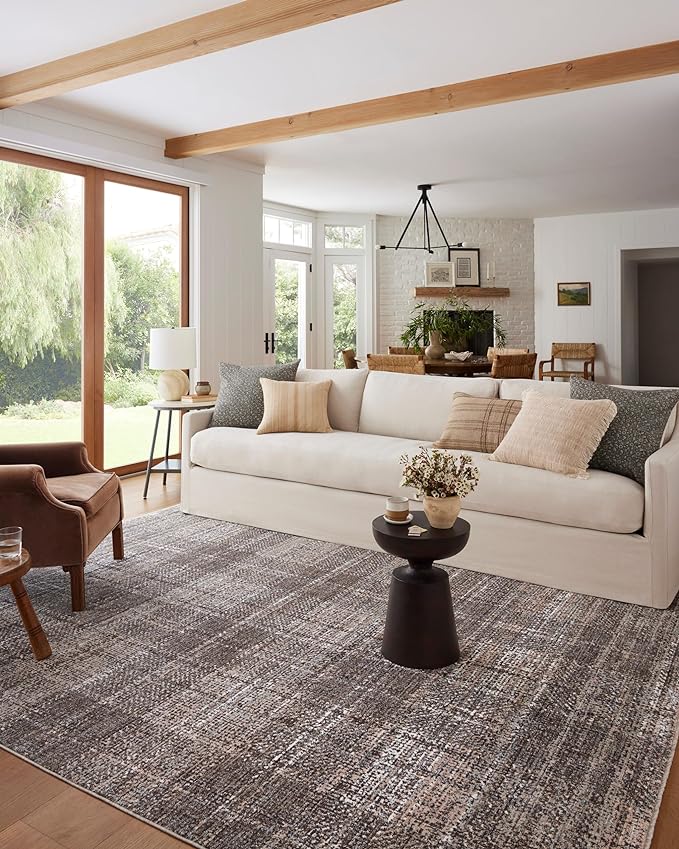 Loloi Angela Rose Ember Collection EMB-05 Graphite/Multi 11'-6" x 15'-7" Area by Loloi