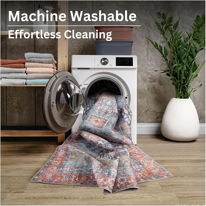 Bloom Rugs Washable Non-Slip 7 ft Runner - Image 9