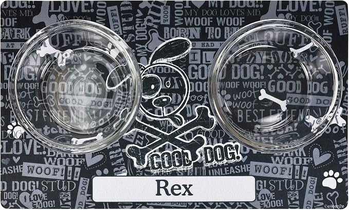 Drymate Personalized Pet Bowl Placemat, Custom Dog & Cat Food Feeding Mat - Image 2