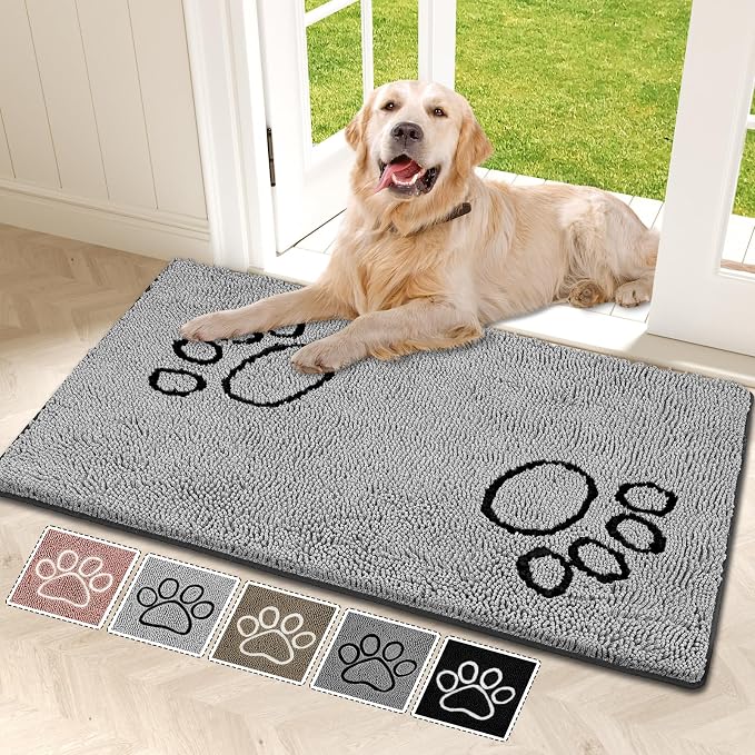 Bcoimo Super Absorbent Dog Door Mat, Pet Rugs by Bcoimo