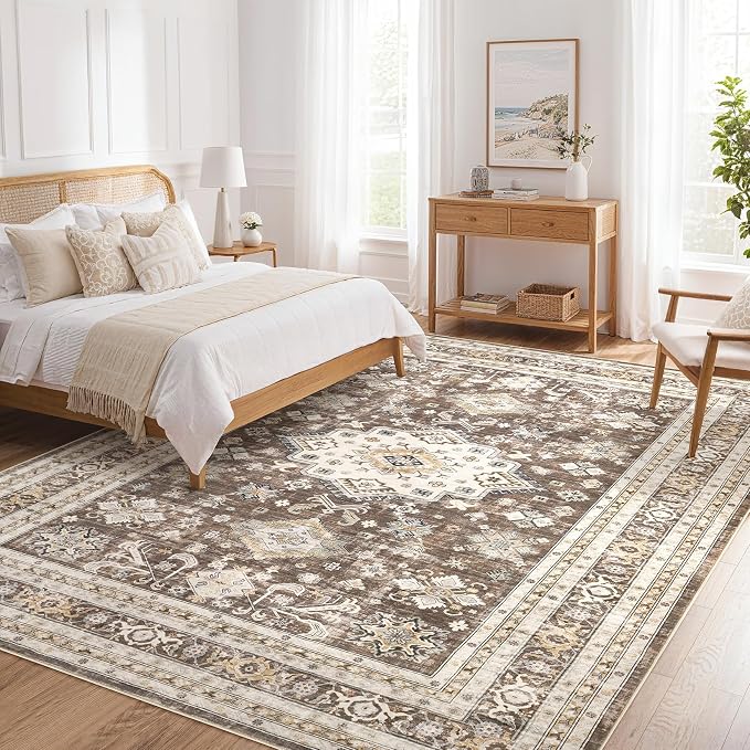 Vintage Living Room Area Rug 6x9 - Image 7
