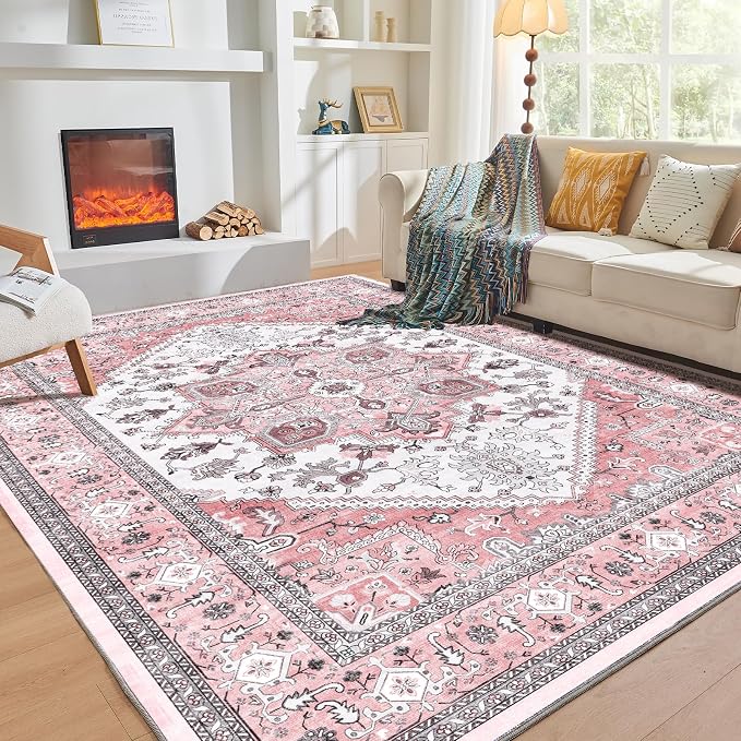 OPPODREAM Thin 6x9 Area Rugs, Washable Rug 6x9 by OPPODREAM
