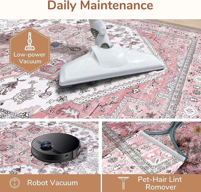 OPPODREAM Thin 8x10 Area Rugs, Washable Rugs 8x10 - Image 5