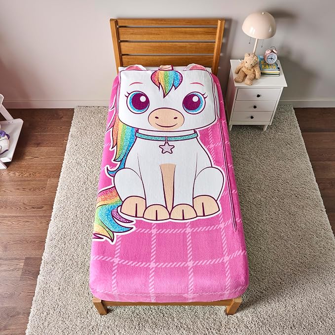 Bleacher Creatures ZippySack Twin Bed Zip-Up Bedding – Super Soft Fleece Fitted - Image 7