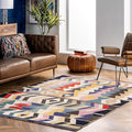 Nuloom Ofelia Handmade, Soft and Cozy, High Traffic, Stain Resistant, Easy Clean by nuLOOM