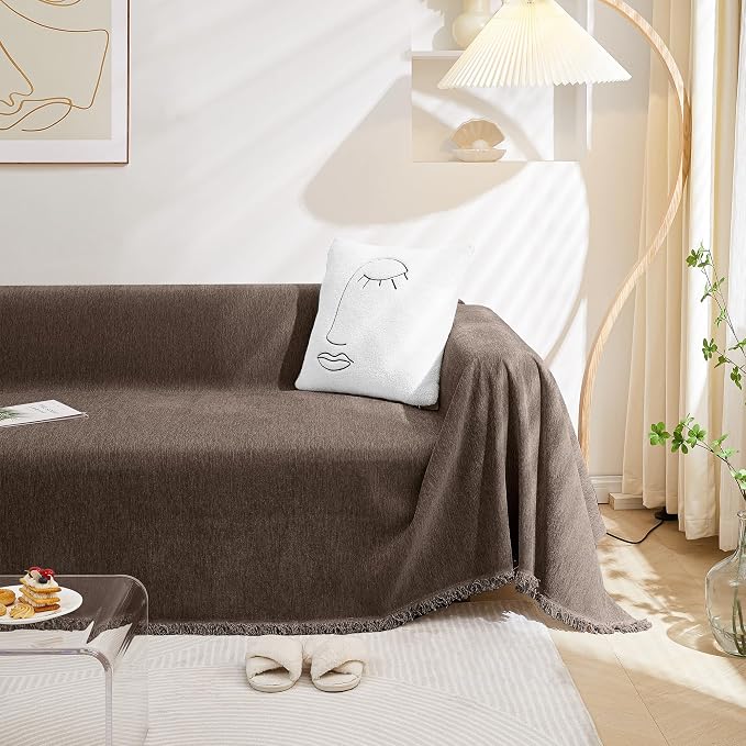 MEETSKY Couch Cover Sofa Cover Washable, Chenille Jacquard Sofa Covers - Image 4