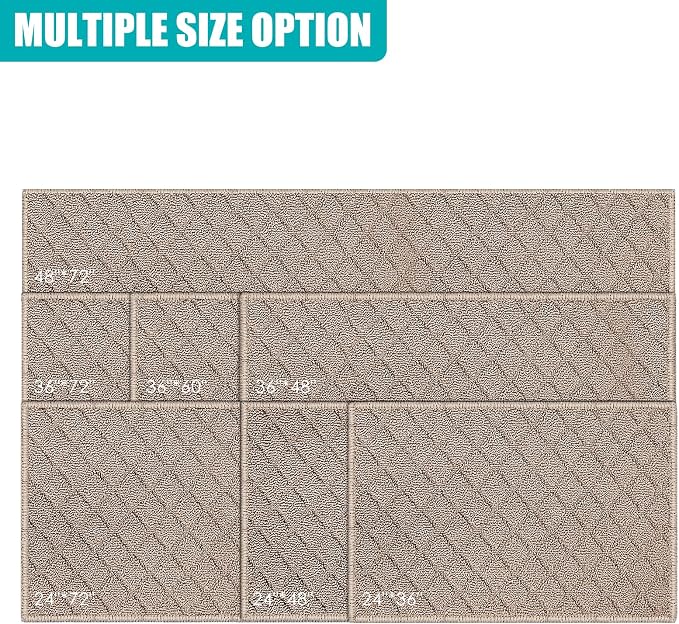 Azadx 3'x4' Front Entryway Door Mat Non Slip Indoor Door mats Washable Entry - Image 8