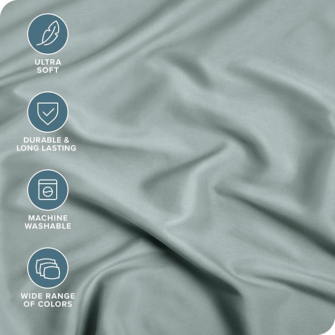 Bare Home Fitted Bottom Sheet Twin Extra Long Size - Image 2