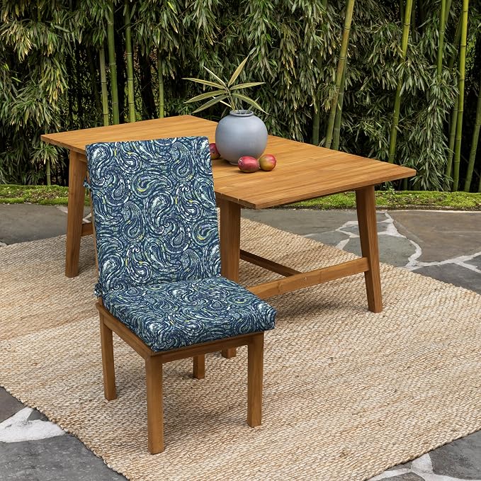 Arden earthFIBER Outdoor Dining Chair Cushion, 20 x 20, Rain-Proof, Fade - Image 2