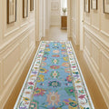Fame Living Colorful Oushak Runner Rug, Modern Runners, Runner by FameLiving%7COushakRugs
