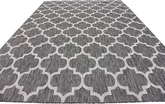 Unique Loom Outdoor Trellis Collection Area Rug - Image 6