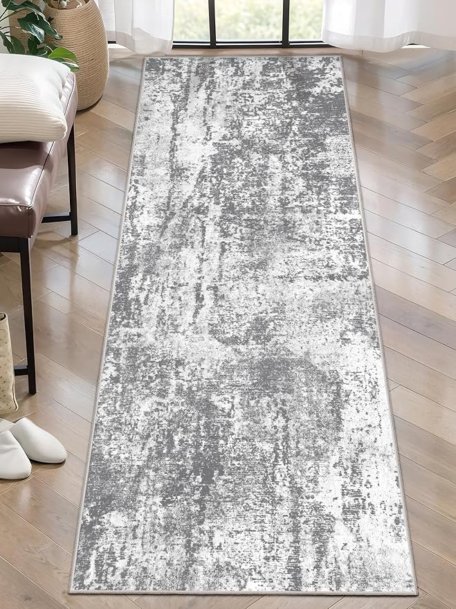 Ciicool 2x6 Washable Runner Rug, Modern Abstract Hallway Rugs Runner, Non-Slip by CIICOOLHomeDeco