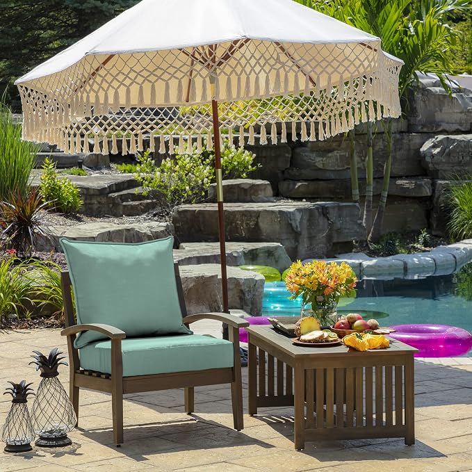 Arden Outdoor Deep Seat Cushion Set, 22 in x 24 in, Weather-Proof, Rain-Proof - Image 2