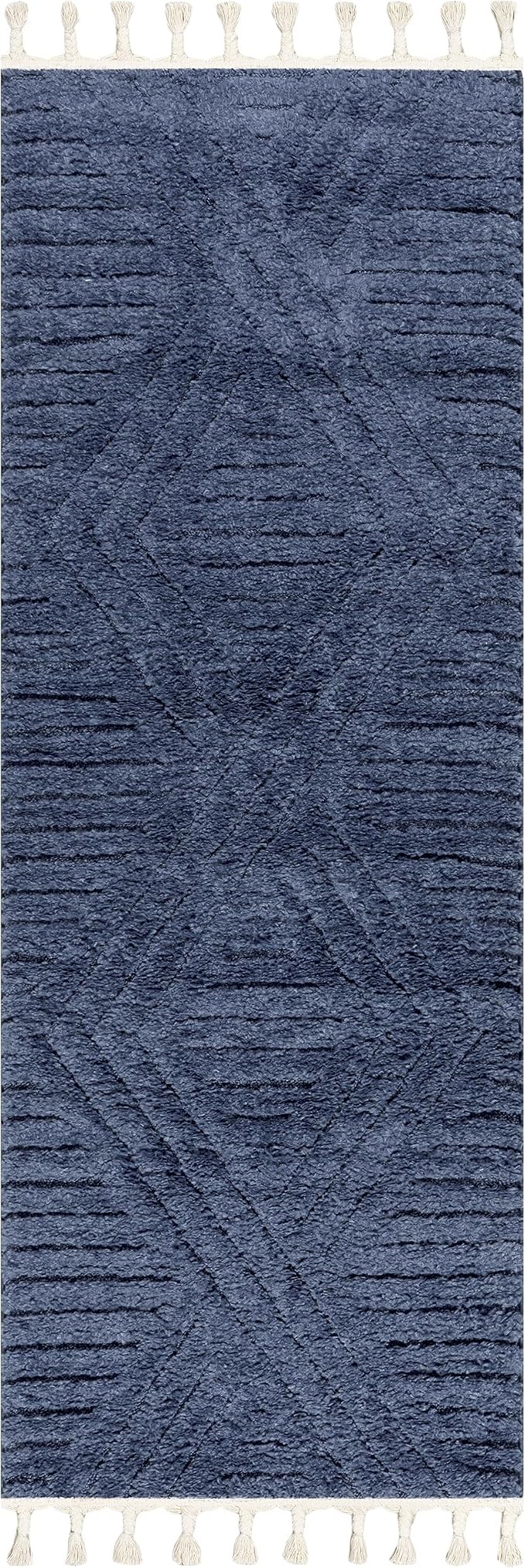 nuLOOM Risette Blue, Soft and Textured, High Traffic, Stain Resistant, Easy - Image 3