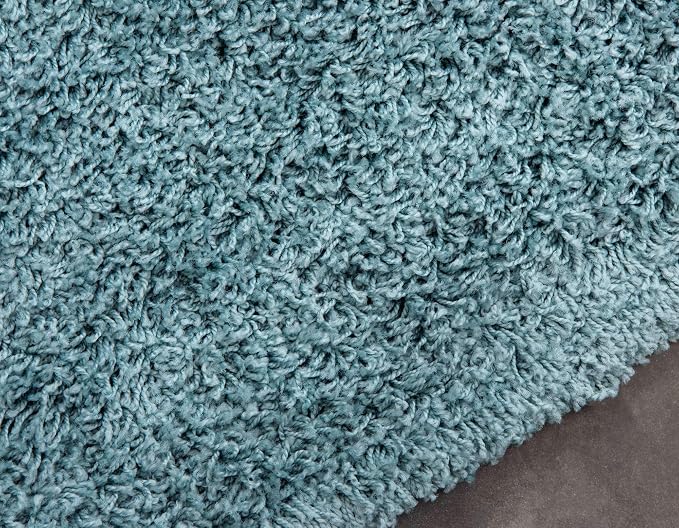 Unique Loom Solid Shag Collection Area Rug - Image 9