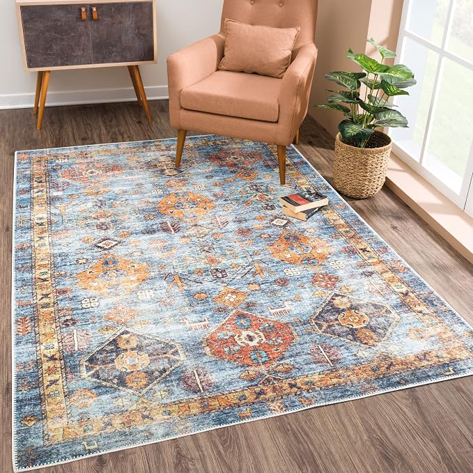 Bloom Rugs Washable Non-Slip 4' x 6' Rug by BloomRugs