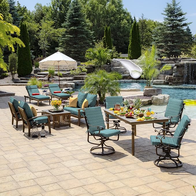 Arden Outdoor Deep Seat Cushion Set, 24 in x 24 in, Weather-Proof, Rain-Proof - Image 9