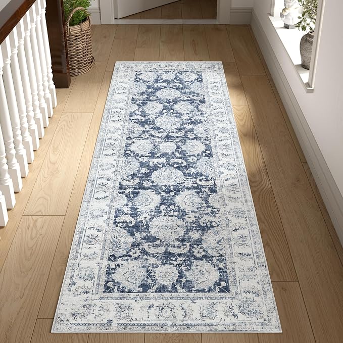 jinchan Fiora Runner Rug 2x6 Washable Hallway Runner by JINCHAN