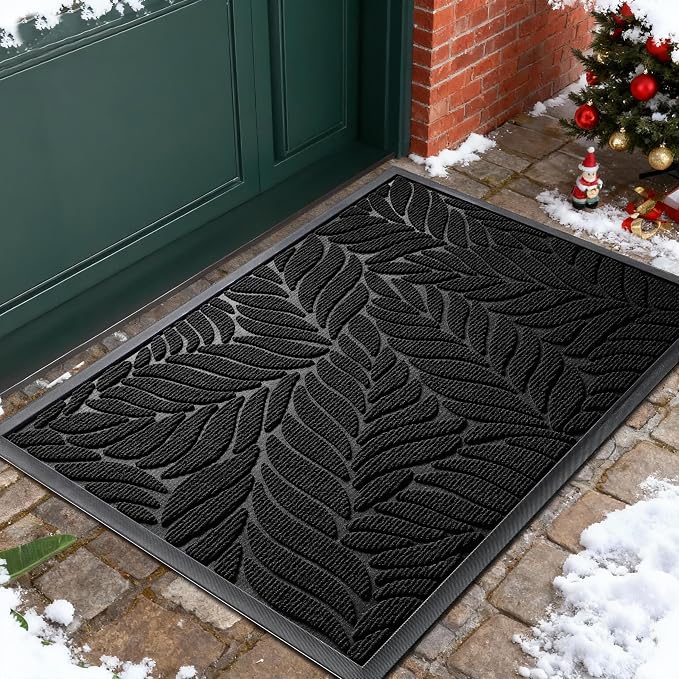 Yimobra Front Door Mat Outdoor Indoor, 29.5x17 All-Season Waterproof Door Mat by Yimobra