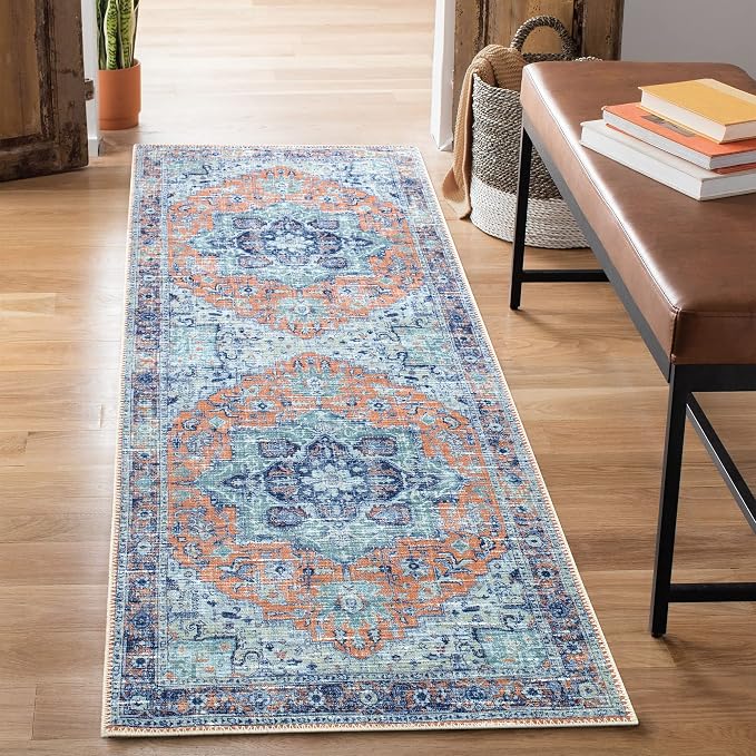 Bloom Rugs Washable Non-Slip 7 ft Runner by BloomRugs